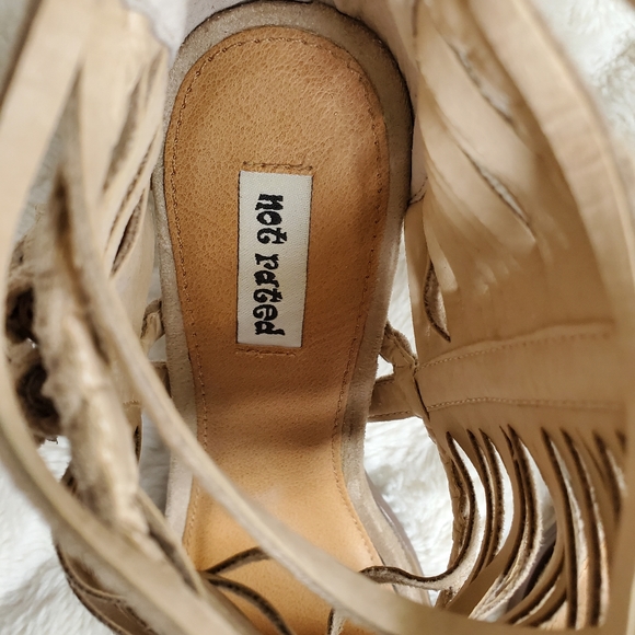 Not Rated Rosella Cream Open Toe Chunky Heels from Buckle - Picture 9 of 13